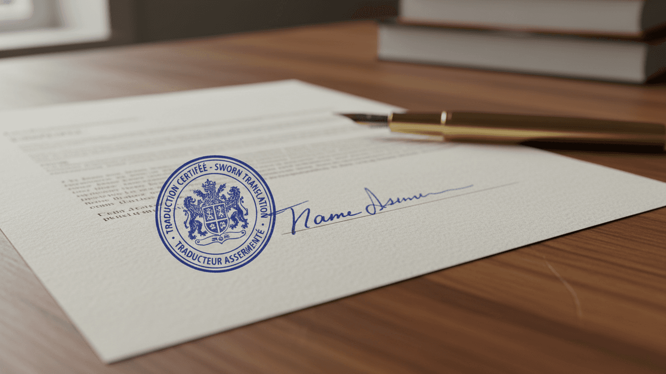 Присяжный перевод документов с официальной печатью переводчика Министерства юстиции Польши